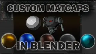 How to MAKE your OWN Matcaps in Blender (for use in any software)