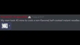 45 min non-flavored half-cooked instant noodles