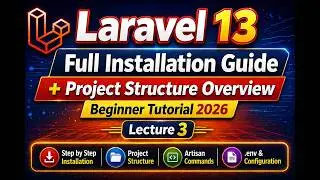 Laravel 13 Full Installation Guide + Project Structure Overview  Beginner Tutorial 2026