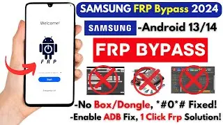 -All Samsung FRP Bypass New Security 2024 - Unlock Samsung Frp Google Account Free 100% Working Tool