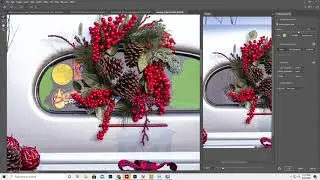 The NEW Content Aware Fill to remove stickers from a window.  Photoshop CC 2020