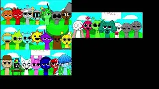 sprunki with fan character mix