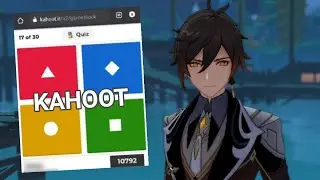Playing Kahoot while doing dailies | Genshin Impact