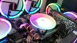 Coolmoon RGB Fans with music controller hub