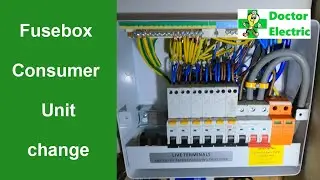 Fusebox RCBO consumer unit change torque screwdriver rewireable fuse BS3036 SPD surge protection