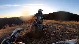 A beautiful day out on the Husqvarna FE 350