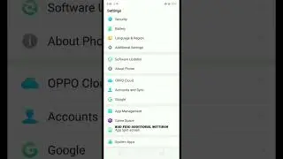 How To Find A Developer Options On Oppo Settings | Android