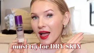 ✨new✨cover girl foundation + DRY SKIN makeup routine