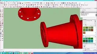 3. SKECHUP 3SKENG İLE DWG ÇİZİMDEN FLANŞ VE REDÜKSİYON ÇİZİMİ (FLANGE AND REDUCTION DRAWING)