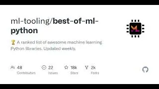 GitHub - ml-tooling/best-of-ml-python: 🏆 A ranked list of awesome machine learning Python librar...