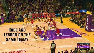 What if KOBE BRYANT and LEBRON JAMES PLAYED IN THE SAME TEAM? (NBA 2K21)