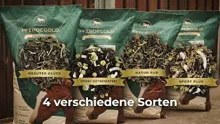 Die neuen Pferdegold GoldMüslis – Natur Pur, Kräuter Glück, Sport Plus & Sport Getreidefrei!