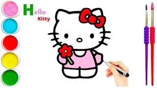 How to Draw Hello Kitty | Learn to Draw Hello Kitty Drawing for kids  Step by step Easy Art for Kids