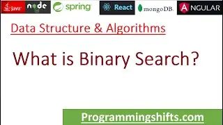What is Binary Search? How to implement Binary Search in java without collection framework?