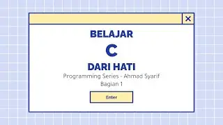 Tutorial C Programming -  Bagian 1 | Sejarah C | Programming Series