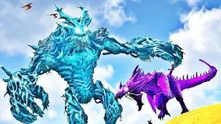 GODZILLA +1,000,000,000 Damage! I invaded the RIVAL base and LOST my MIGHTY Dinosaur! ARK 100 DAYS