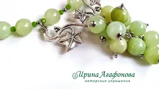 Переделка украшений для Ольги. Янтарные бусы. Комплект 