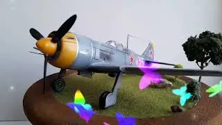 Ла-9 Борисоглебского лётного училища. 1:48 . Часть четвёртая .Презентация.