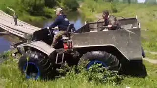 Испытание вездехода с вариатором