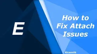 How to Fix Attach/Execute Issues 2021