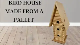 How to Make a Unique 3-Story Birdhouse with Wooden Pallets
