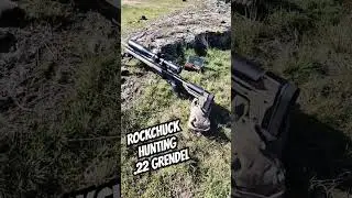 Rockchuck hunting with the bolt-action .22 Grendel built by Upriver Precision Arms! #22Grendel