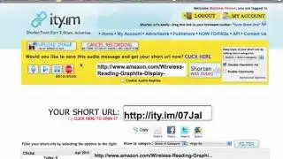 Add Audio to Short urls