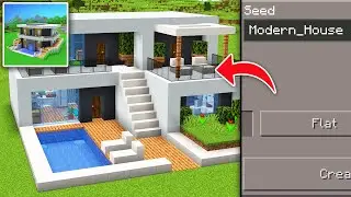 NEW! Best MODERN HOUSE SEED in CRAFT WORLD