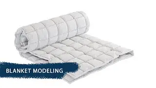 Blanket modeling in Marvelous Designer and 3ds max