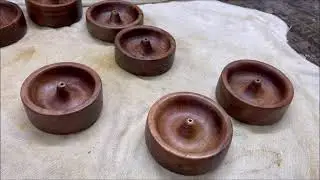 مبخرة خشبية bowl incense burner wooden holder