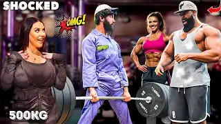 Anatoly vs Bodybuilder DEADLIFT GYM PRANK 500 Kg #2 | Anatoly Gym Prank😂
