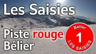 Les Saisies - Ski Alpin - Piste rouge 