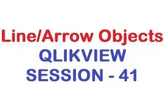 Line/Arrow objects - QlikView Tutorial - Session 41
