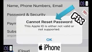 {Fixed} This Apple ID Is Not Valid Or Not Supported  How To Fix Apple iD Not Valid Or Supported 2021