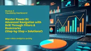 Power BI Dashboards Advanced Navigation with Drill Through Filters & Bookmarks Step by Step solution