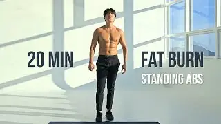 20 Min Fat Burning Workout | Standing ABS | No Equipment | 20분 지방 연소 운동 | 서서 하는 복근 운동 | 장비 없음
