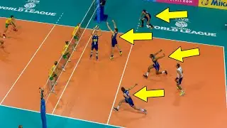 ALL TEAM ATTACK ● Beautiful Volleyball Actions (HD)