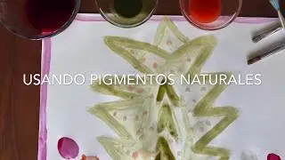 Mas experimentos con pigmentos naturales