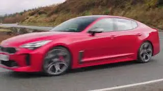 KIA Stinger Driving Video in Chroma Red