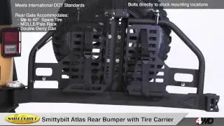 Smittybilt Atlas Rear Jk Bumper