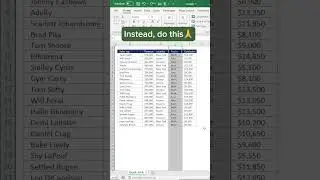 How to move columns with this shortcut in Excel!
