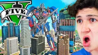 Encontré a los TRANSFORMERS en GTA 5! (Mods)