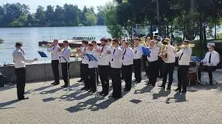 марш-песня "Варяг" - военный духовой оркестр