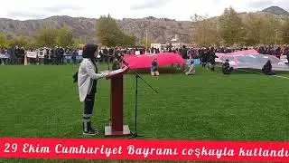 29 Ekim Cumhuriyet Bayramı kutlamaları coşkuyla kutlandı