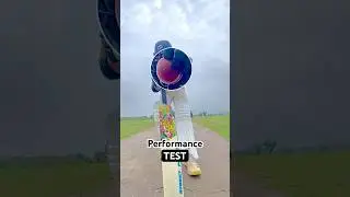 Jaspo Hard Plastic Cricket Bat Performance Test in Ground #cricket #shorts #test
