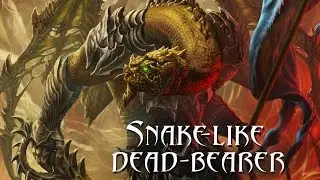 Art Snake like dead bearer - Змееподобный мертвый знаменосец.