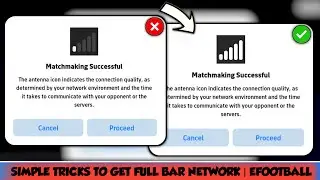 Reasons Why Your Network is Good But Always Shows One Bar signal 🤔 | eFootball 2024