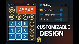 How to Make a Modern Calculator in Python (Step-by-Step) with Smart Features.