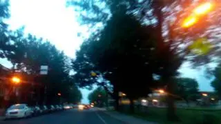 The flashing sign is off at night