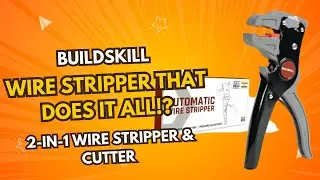 BUILDSKILL 2-in-1 Automatic Wire Stripping & Cutting Tool Review | Must-Have for DIY & Pros!